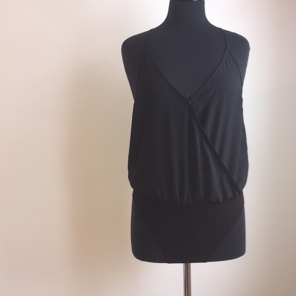 Black sheer bodysuit